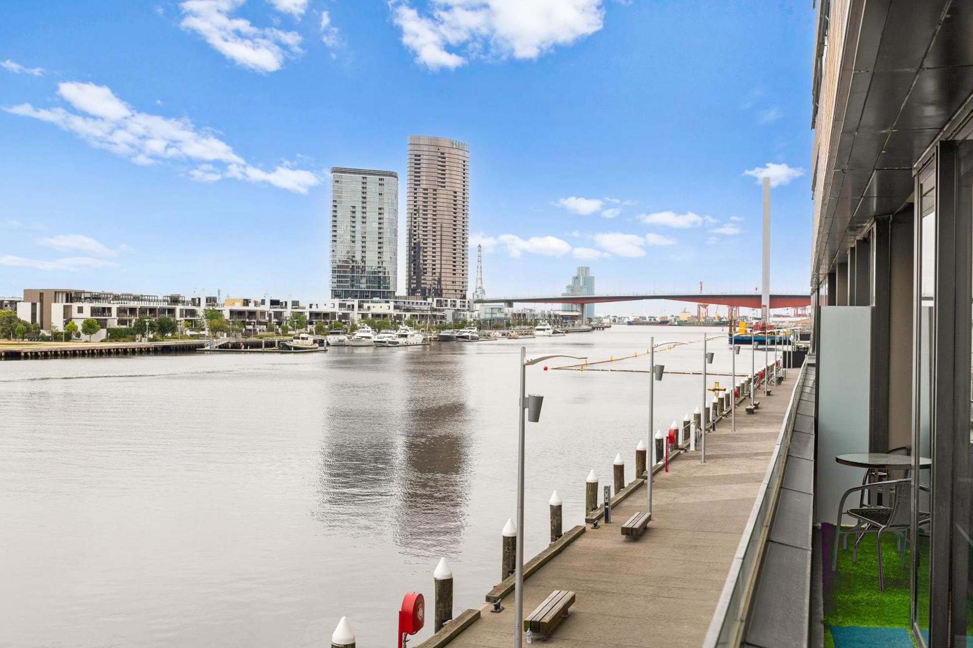 Melbourne Docklands Riverside Views Kültér fotó