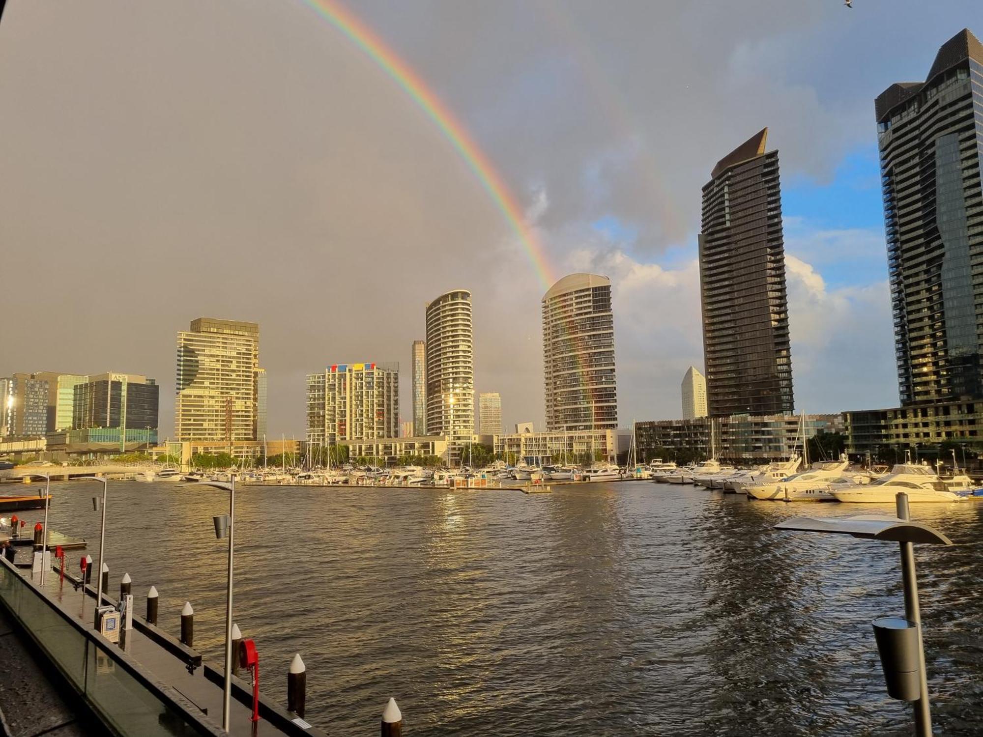 Melbourne Docklands Riverside Views Kültér fotó